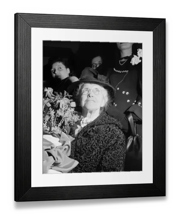 Framed Print : Portrait of Ida Eisenhower Framed Print : Portrait of Ida Eisenhower