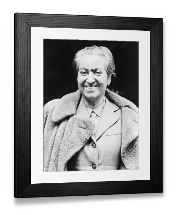 Framed Print : Gabriela Mistral Smiling