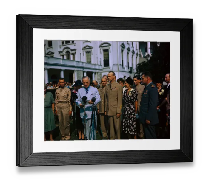 Framed Print : Harry Truman Awarding Medal of Honor Framed Print : Harry Truman Awarding Medal of Honor