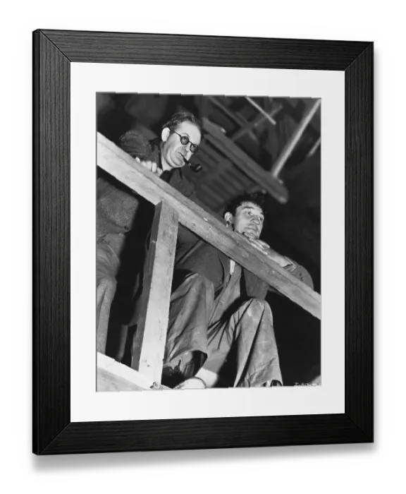 Framed Print : John Ford and Victor McLaglen Framed Print : John Ford and Victor McLaglen