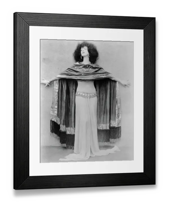 Framed Print : Ruth St.. Denis in Exquisite Costume Framed Print : Ruth St.. Denis in Exquisite Costume