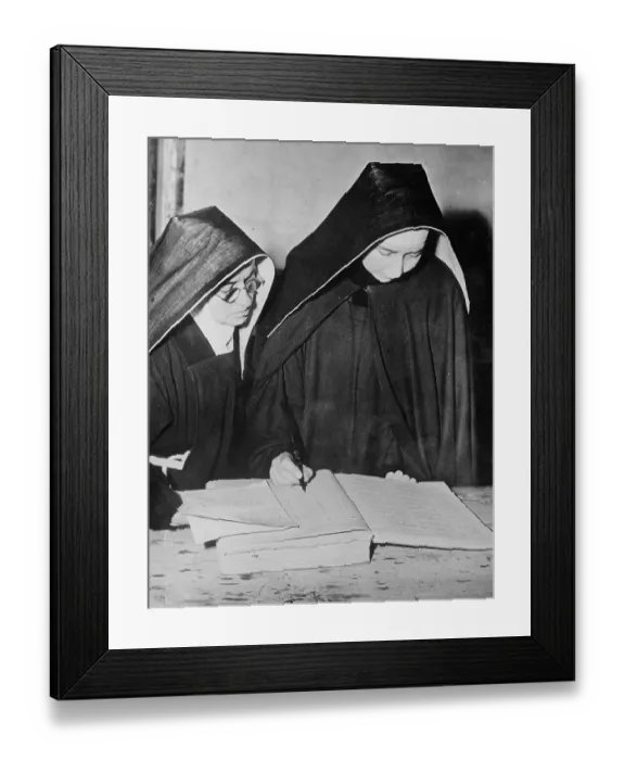 Framed Print : Nuns Voting Framed Print : Nuns Voting