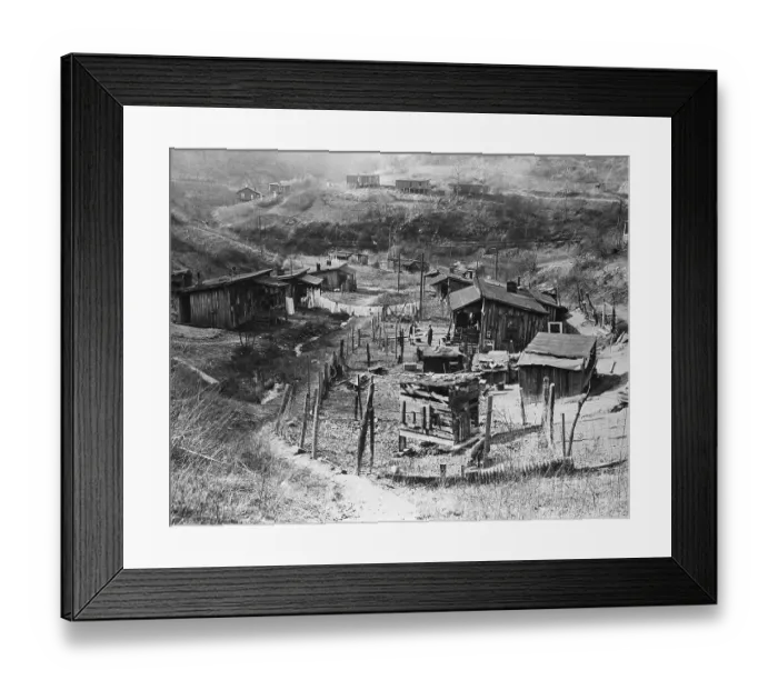 Framed Print : Miners Camp At Elkhorn Coal Co, Ky Framed Print : Miners Camp At Elkhorn Coal Co, Ky