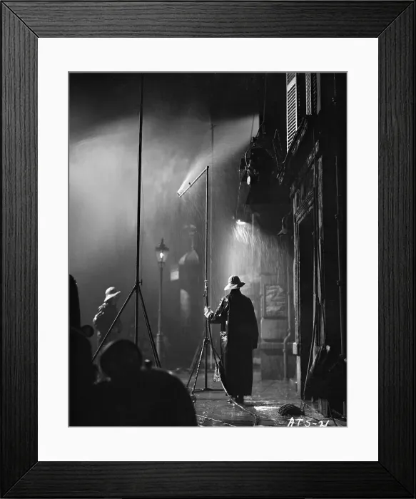Framed Print : The Rain Scene In Hollywood