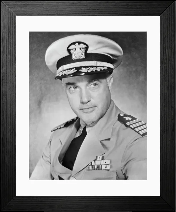 Framed Print : Captain Charles B. McVay III Framed Print : Captain Charles B. McVay III
