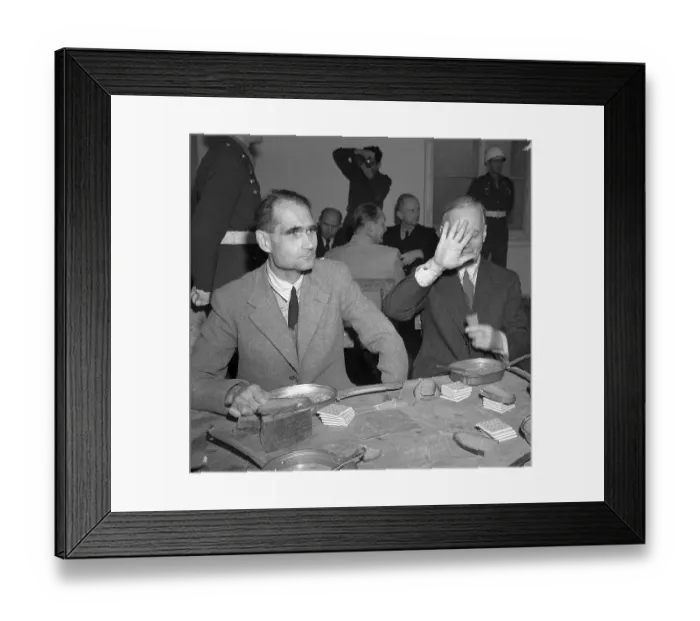 Framed Print : Joachim von Ribbentropp Shielding Face from Photographer Framed Print : Joachim von Ribbentropp Shielding Face from Photographer
