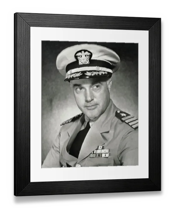 Framed Print : Captain Charles B. McVay Framed Print : Captain Charles B. McVay