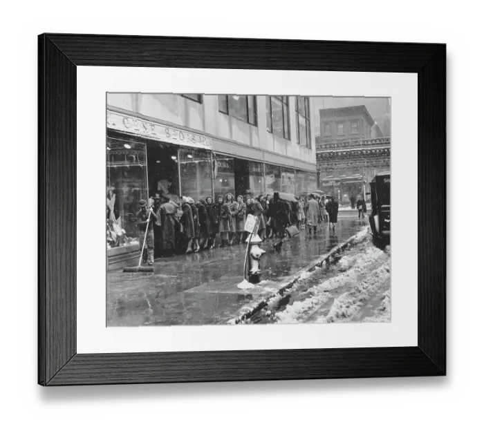 Framed Print : Fashion Crisis Hits New York Framed Print : Fashion Crisis Hits New York