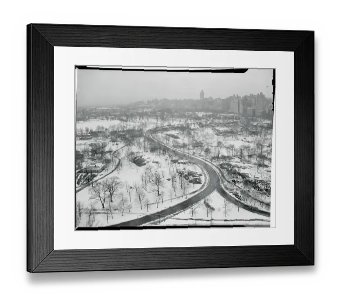 Framed Print : Snow in Central Park Framed Print : Snow in Central Park