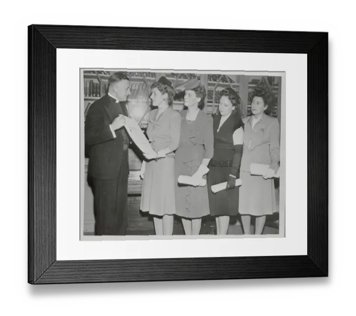 Framed Print : George B. Ford Honoring Kin of Chaplains Framed Print : George B. Ford Honoring Kin of Chaplains