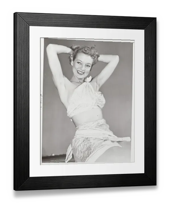 Framed Print : Portrait of Evelyn Keyes Framed Print : Portrait of Evelyn Keyes