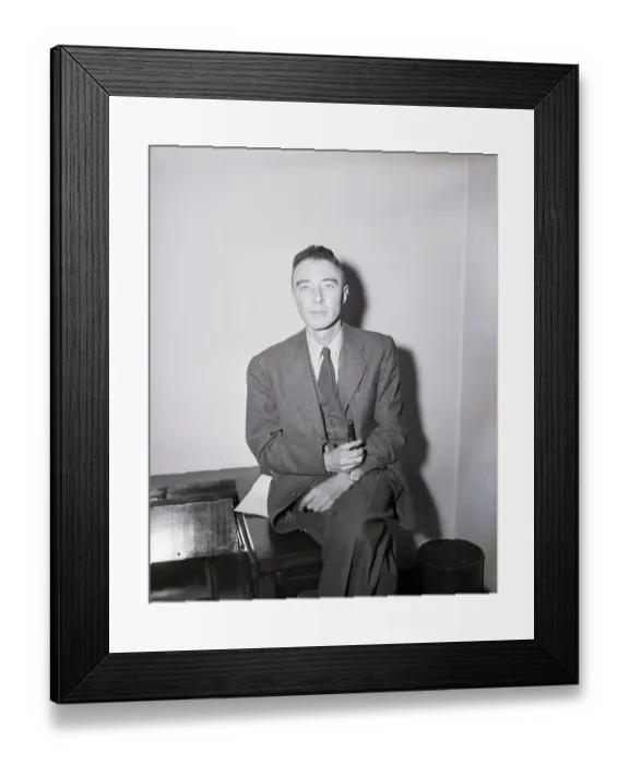 Framed Print : Physicist J. Robert Oppenheimer Framed Print : Physicist J. Robert Oppenheimer