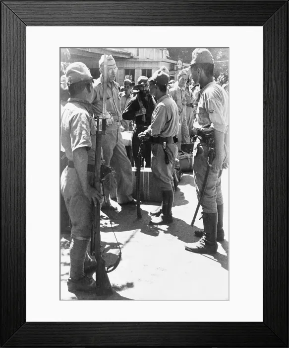 Framed Print : American Soldier Captured By Japanese Framed Print : American Soldier Captured By Japanese
