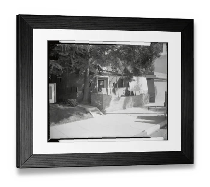 Framed Print : Entrance of Mike Romanoff Restaurant Framed Print : Entrance of Mike Romanoff Restaurant