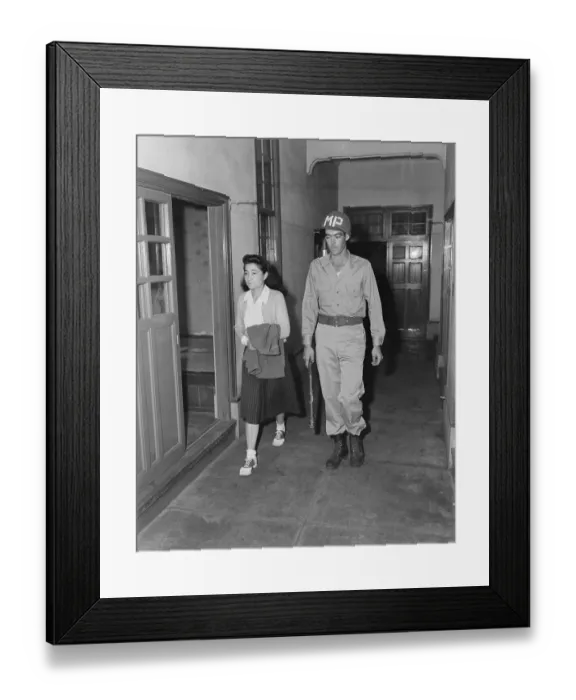 Framed Print : Tokyo Rose Led To Yokahama Prison Cell Framed Print : Tokyo Rose Led To Yokahama Prison Cell