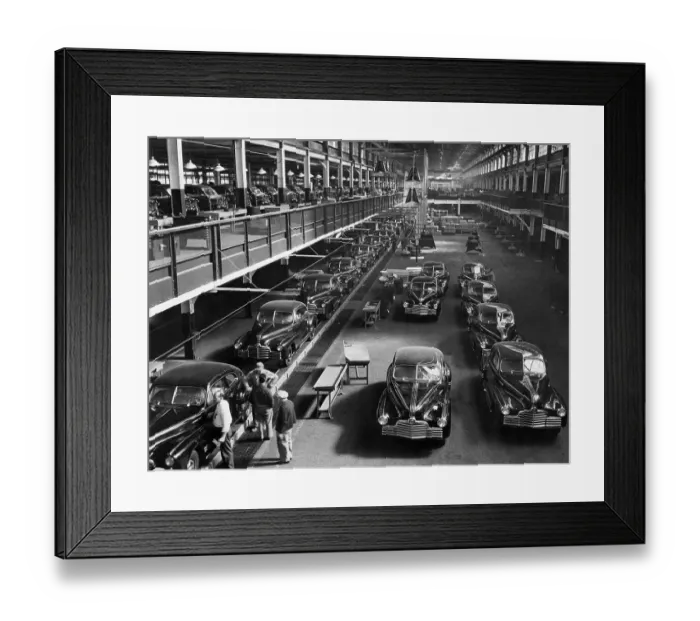 Framed Print : Pontiac Motor