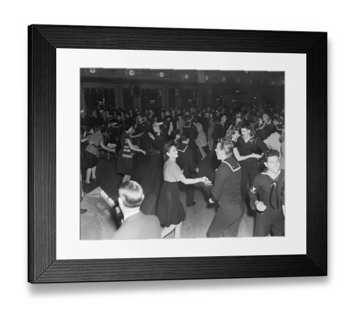 Framed Print : Dance for Sailors Framed Print : Dance for Sailors