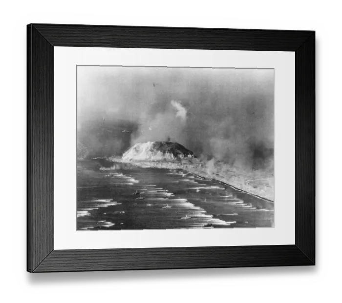 Framed Print : United States Invasion Of Iwo Jima Framed Print : United States Invasion Of Iwo Jima