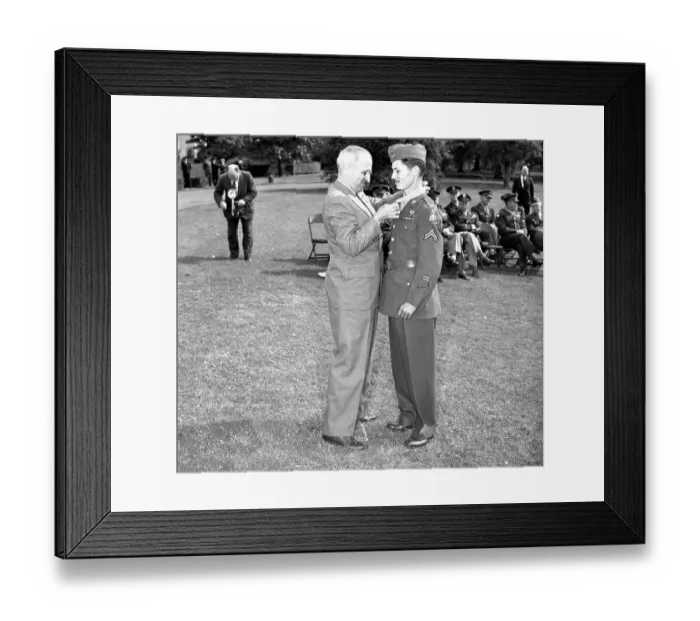 Framed Print : Conscientious Objector Gets Top Award Framed Print : Conscientious Objector Gets Top Award