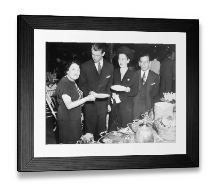 Framed Print : Louella Parsons, James Stewart, Rosalind Russell, George T. Delacort Framed Print : Louella Parsons, James Stewart, Rosalind Russell, George T. Delacort