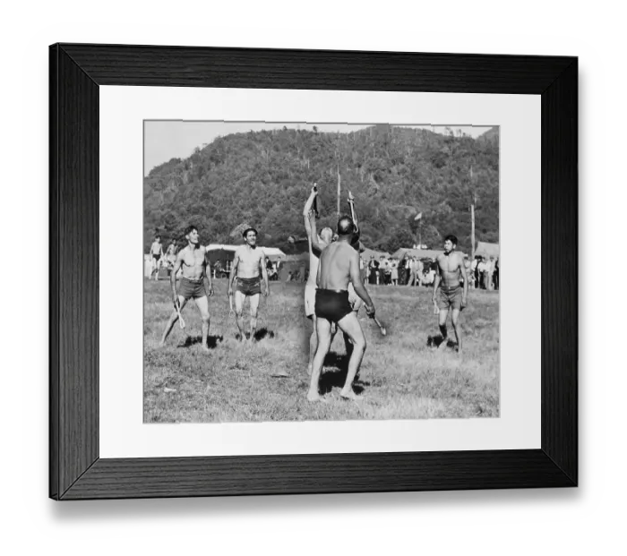 Framed Print : Cherokee Indians Sports Match