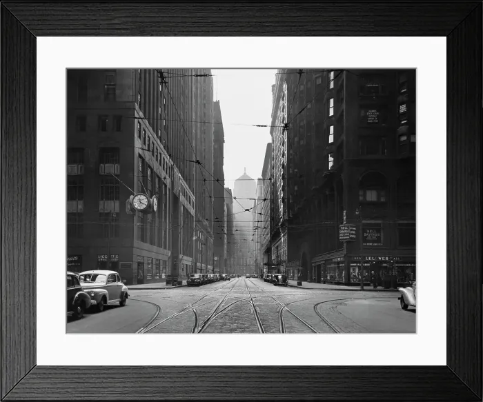 Framed Print : LaSalle Street, Chicago