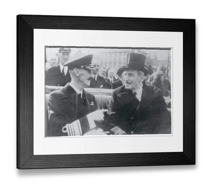 Framed Print : King Haakon and King Christian Framed Print : King Haakon and King Christian