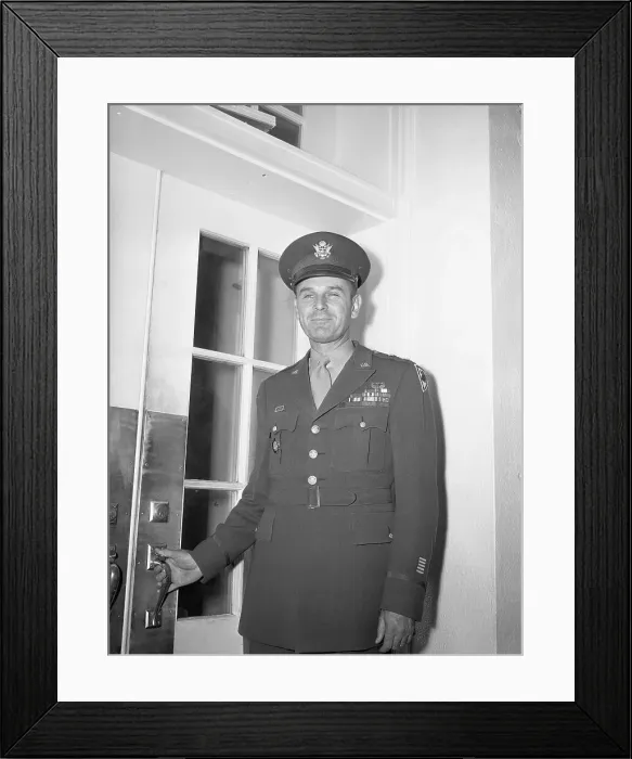 Framed Print : Major General Maxwell Taylor Framed Print : Major General Maxwell Taylor