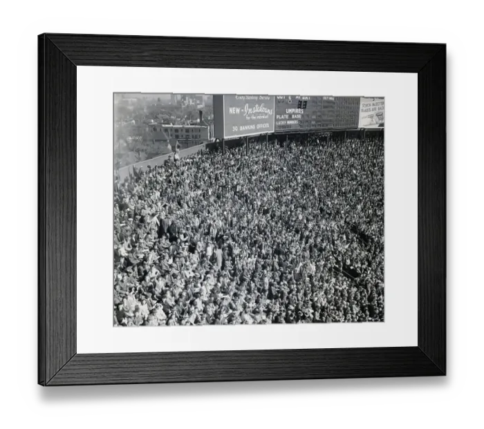 Framed Print : Crowded Bleachers at Briggs Baseball Stadium Framed Print : Crowded Bleachers at Briggs Baseball Stadium