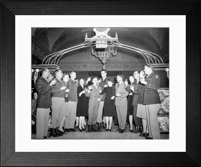 Framed Print : Reunion of 82nd Airborne Officers Framed Print : Reunion of 82nd Airborne Officers