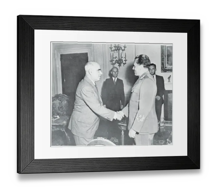 Framed Print : Josip Broz Tito Greeting Herbert H. Lehman Framed Print : Josip Broz Tito Greeting Herbert H. Lehman