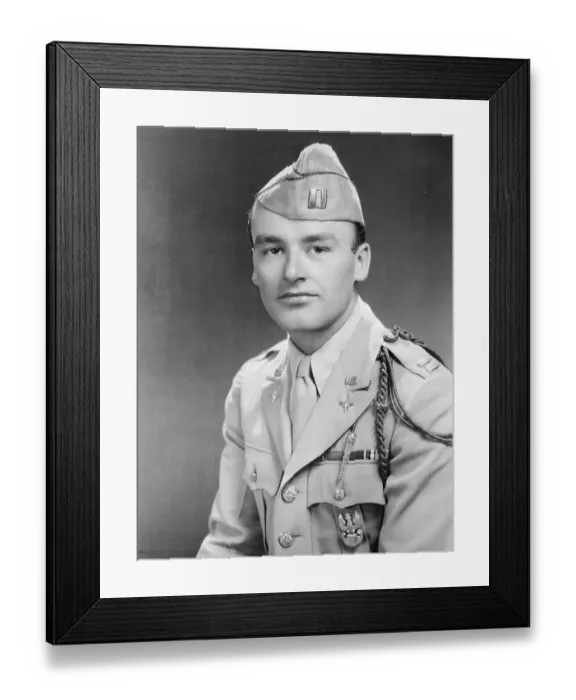 Framed Print : Portrait of First American Soldier to Die in Vietnam Framed Print : Portrait of First American Soldier to Die in Vietnam