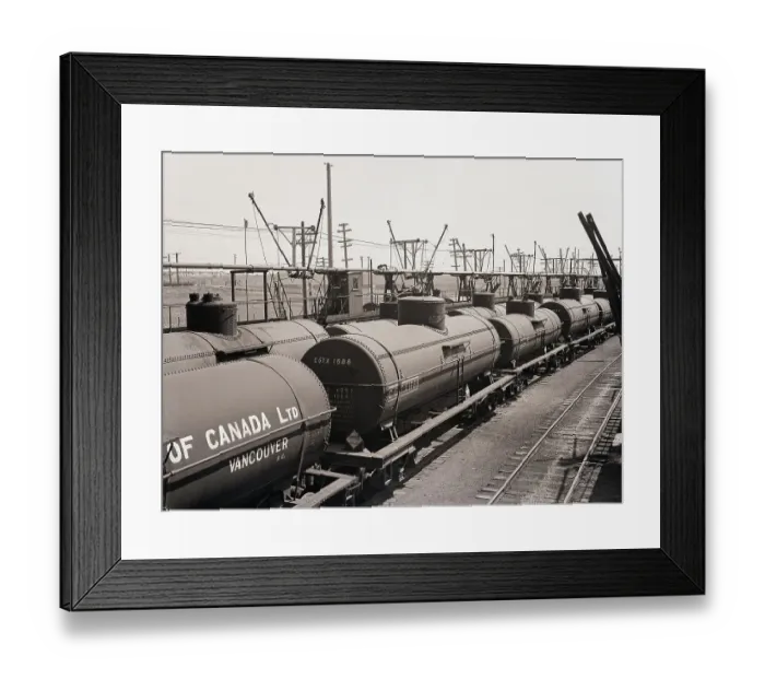 Framed Print : Canadian Oil Tankers Framed Print : Canadian Oil Tankers