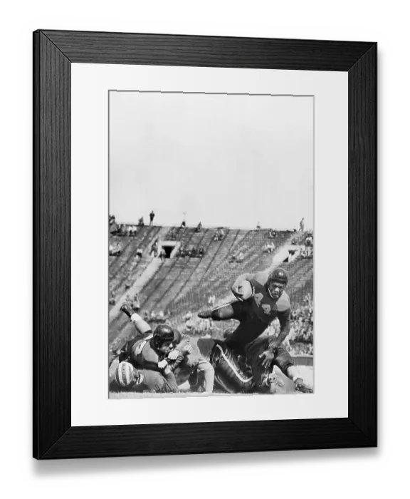 Framed Print : Two Yard Gain for Indiana Framed Print : Two Yard Gain for Indiana