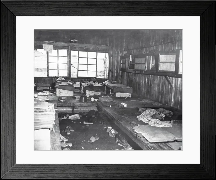 Framed Print : Interior of Japanese Prison Camp Hospital Ward Framed Print : Interior of Japanese Prison Camp Hospital Ward