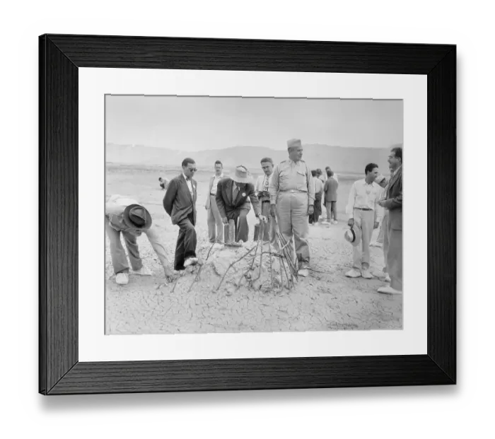 Framed Print : View of Melted Atomic Bomb Tower Framed Print : View of Melted Atomic Bomb Tower