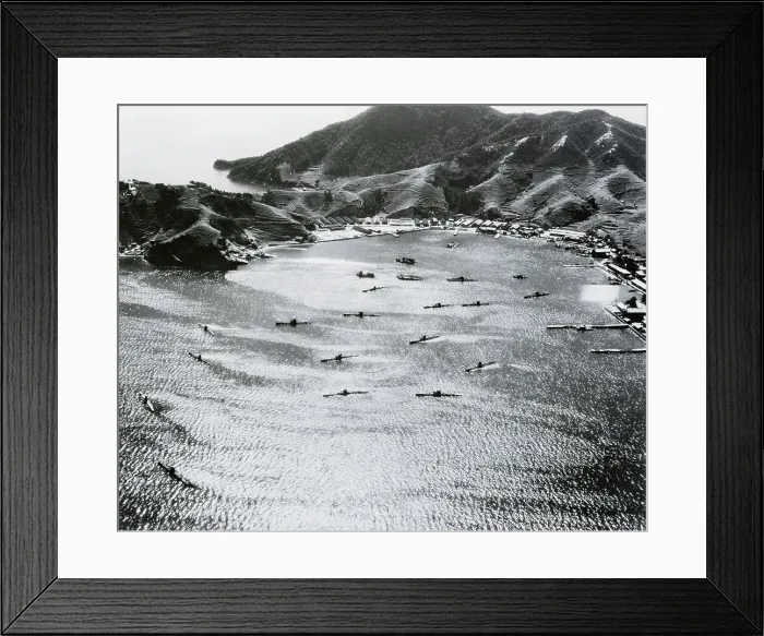 Framed Print : Flotilla of Japanese Submarines Framed Print : Flotilla of Japanese Submarines