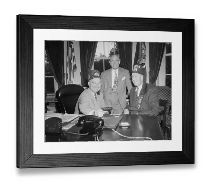 Framed Print : President Truman and Shriners in Oval Office Framed Print : President Truman and Shriners in Oval Office