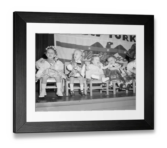 Framed Print : Four Babies In Beauty Contest Framed Print : Four Babies In Beauty Contest