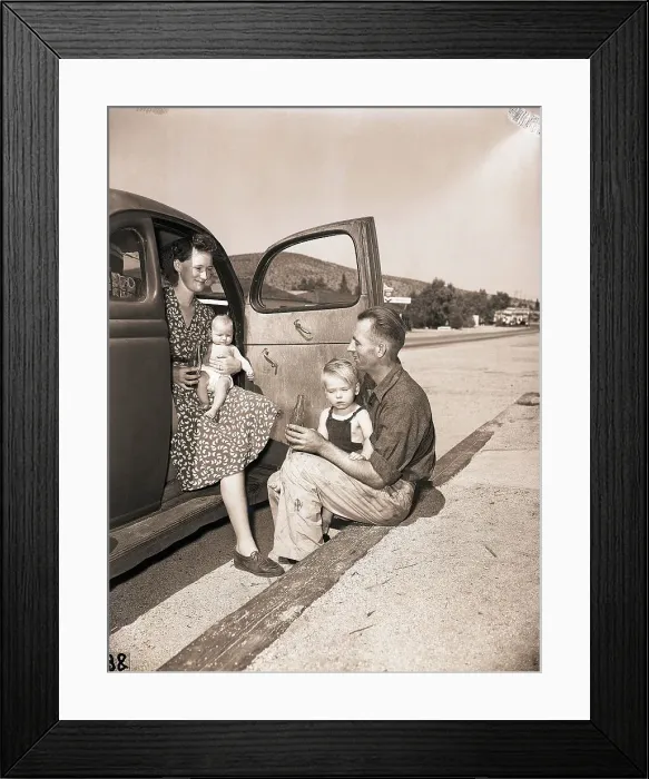 Framed Print : Stopping Outside of Barstow Framed Print : Stopping Outside of Barstow