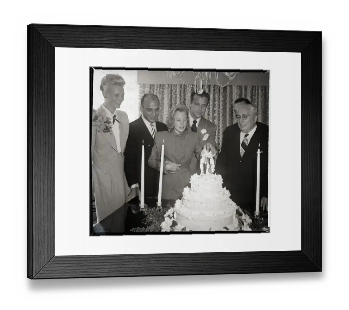Framed Print : June Allyson Marrys Dick Powell Framed Print : June Allyson Marrys Dick Powell
