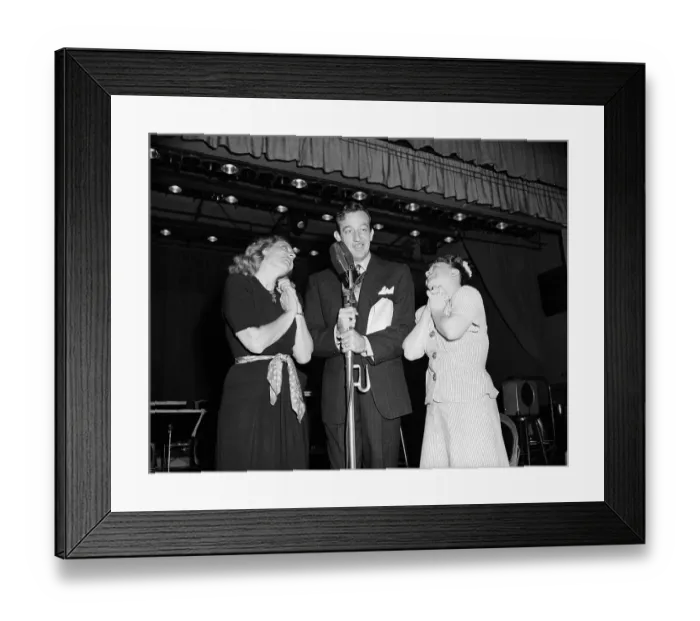 Framed Print : Bandleader Harry James and His Adoring Fans Framed Print : Bandleader Harry James and His Adoring Fans