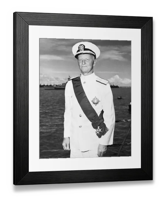 Framed Print : Fleet Admiral Chester W. Nimitz Framed Print : Fleet Admiral Chester W. Nimitz