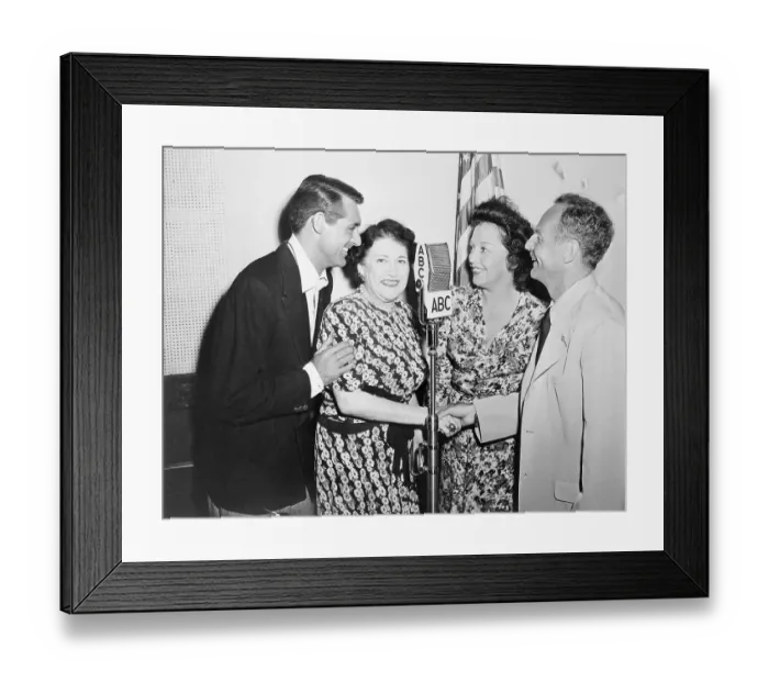 Framed Print : Cary Grant with Actors Framed Print : Cary Grant with Actors