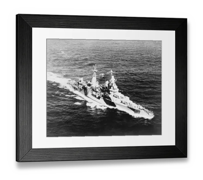 Framed Print : USS Indianapolis at Sea Framed Print : USS Indianapolis at Sea