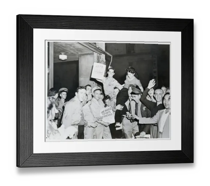 Framed Print : Headlines Start Predawn Celebration Framed Print : Headlines Start Predawn Celebration