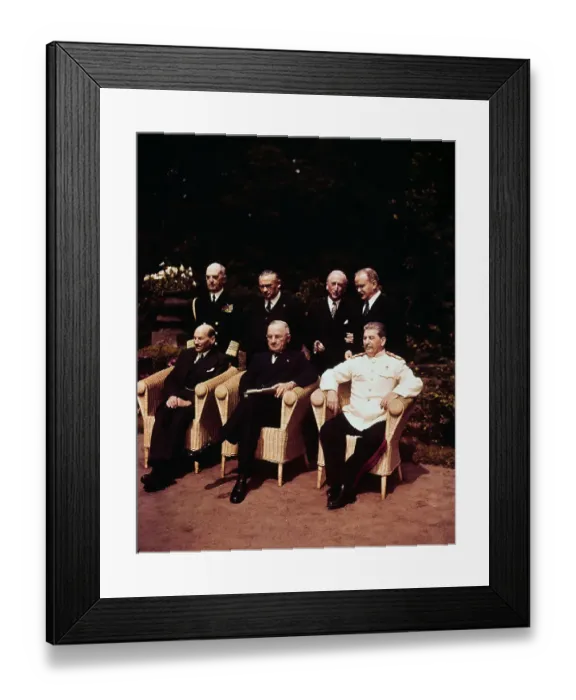 Framed Print : Potsdam Conference Framed Print : Potsdam Conference