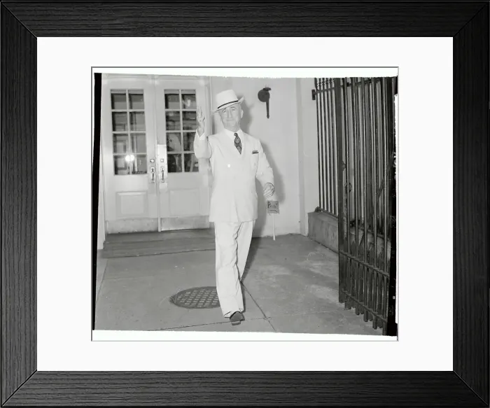 Framed Print : James F. Byrnes Leaving White House Framed Print : James F. Byrnes Leaving White House