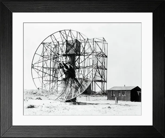 Framed Print : Huge Radar for War Directions Framed Print : Huge Radar for War Directions