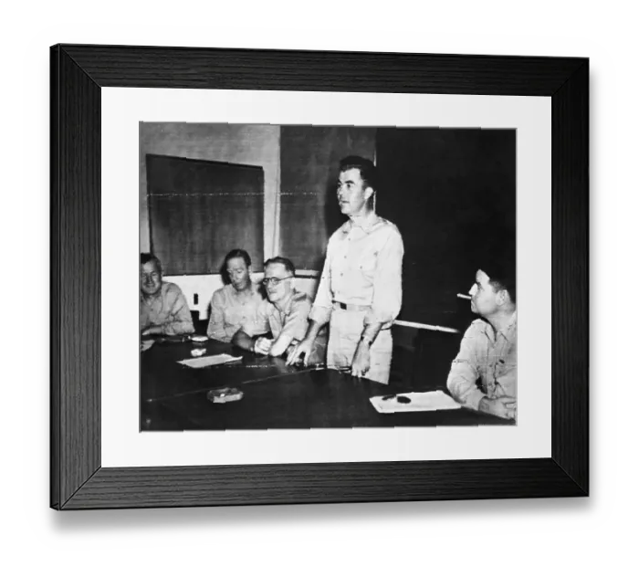 Framed Print : Reports on Atomic Bomb Strike Framed Print : Reports on Atomic Bomb Strike